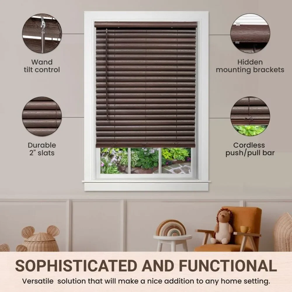 PowerSellerUSA Cordless Window Blinds, 2